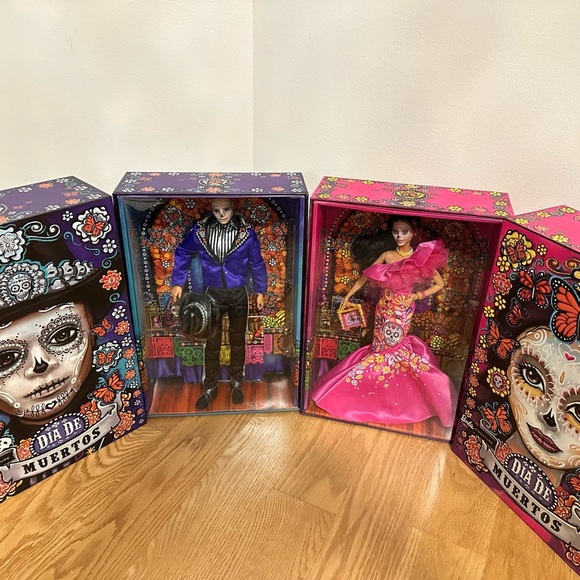 BNWT BARBIE SIGNATURE 2023 BARBIE & KEN DIA DE MUERTOS - Picture 4 of 6